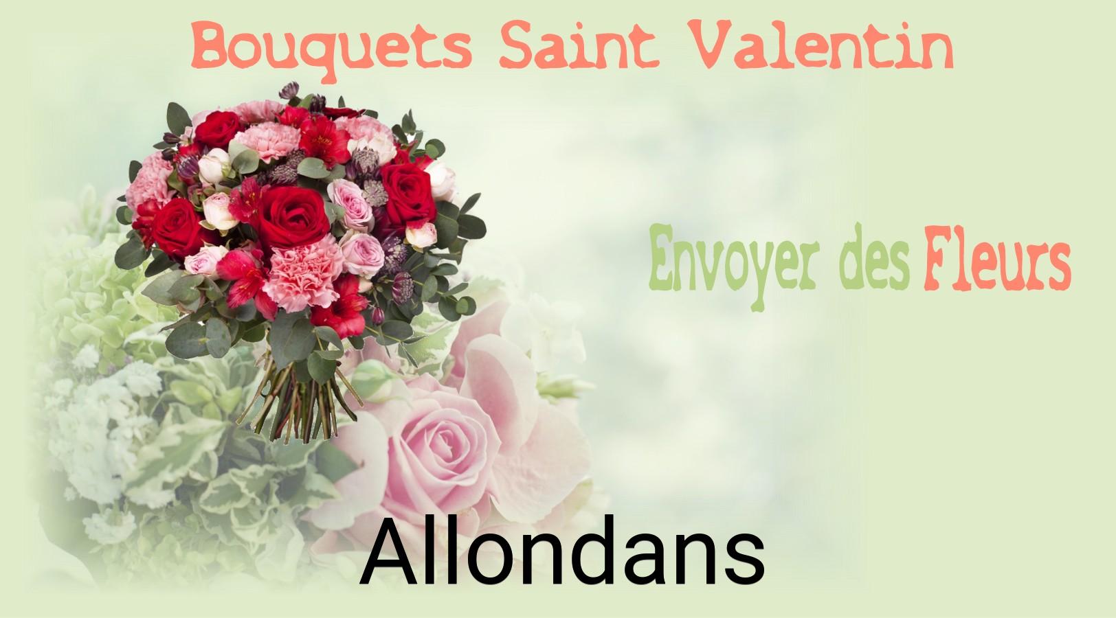 Roses de Saint-Valentin livrées à Allondans